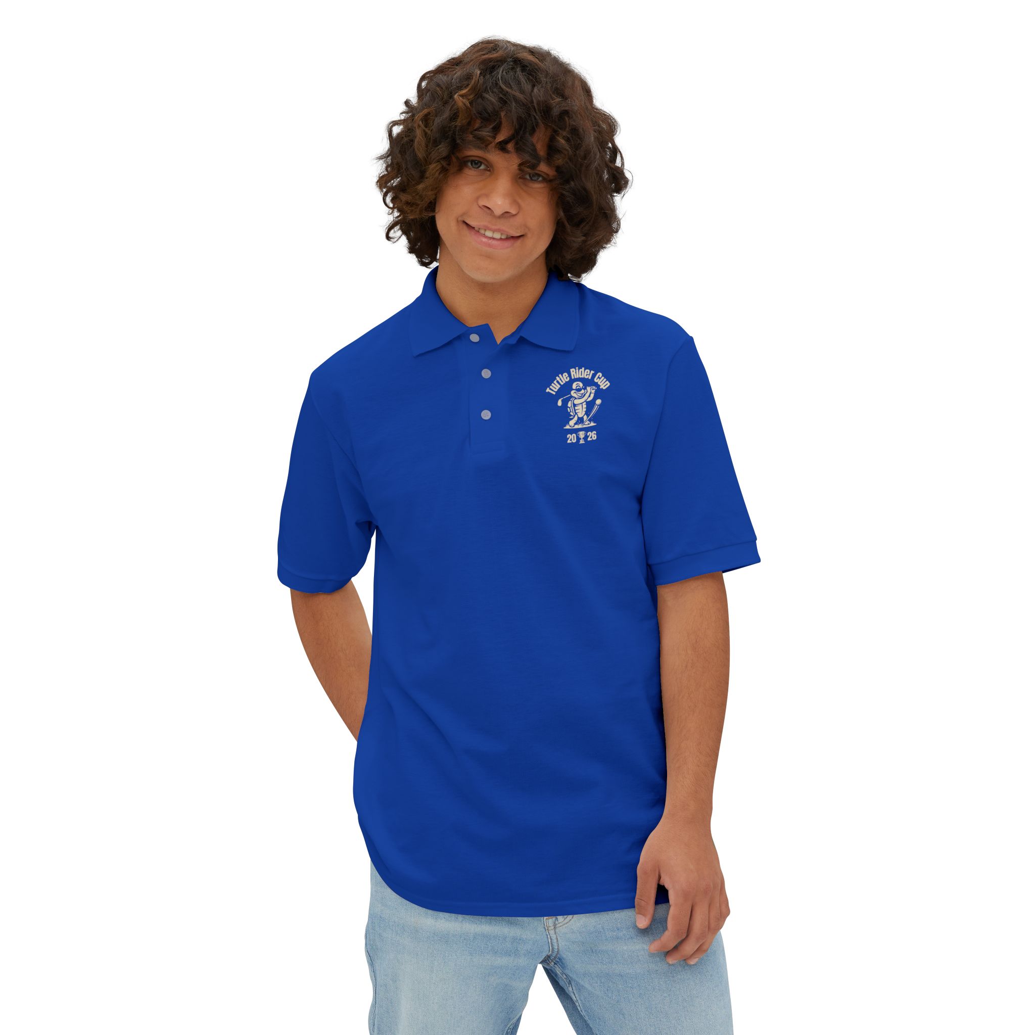 Turtle Rider Cup 2026 - Men's Piqué Polo - Image 11