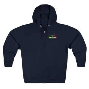 Turtleboy: The Relapse - Logo Pocket and Back Main Design - Unisex Zip Hoodie