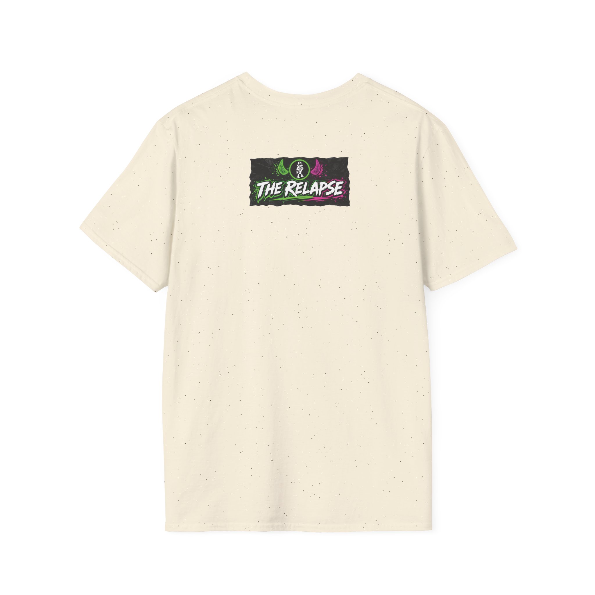 Turtleboy: The Relapse - Front Main Design & Logo Back - Unisex Softstyle T-Shirt - Image 33