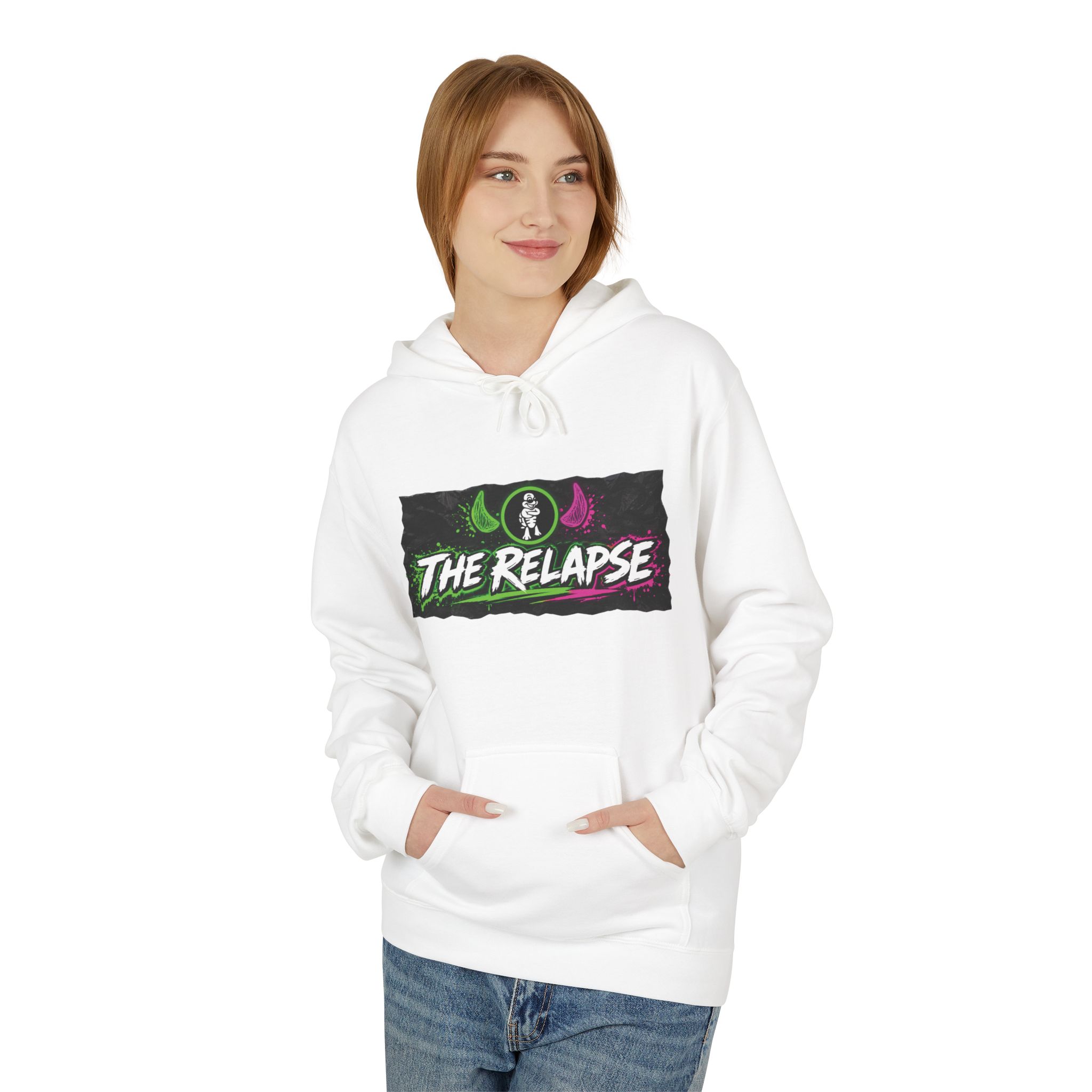 Turtleboy: The Relapse - Back Main Design - Unisex Midweight Softstyle Fleece Hoodie - Image 3