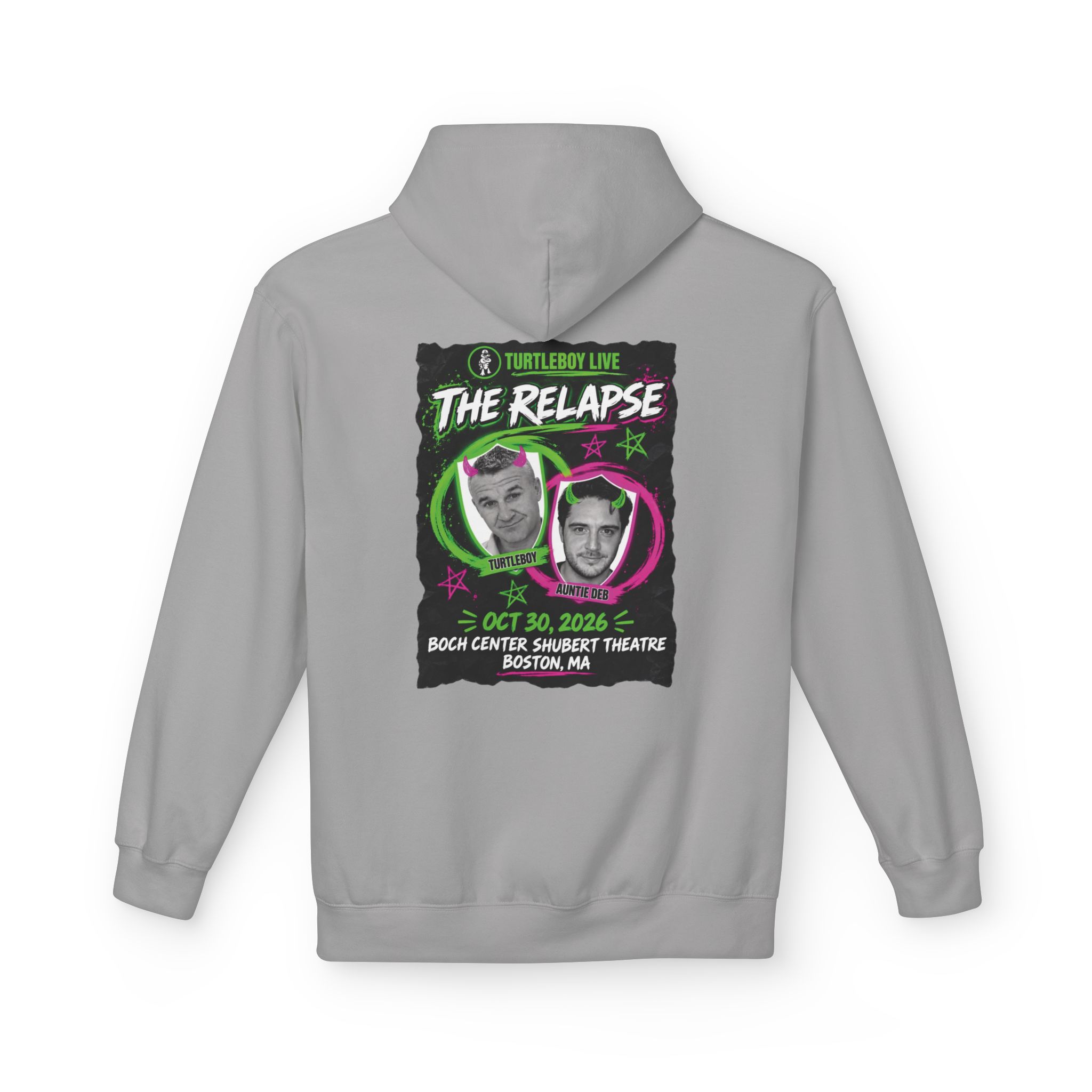 Turtleboy: The Relapse - Back Main Design - Unisex Midweight Softstyle Fleece Hoodie - Image 6