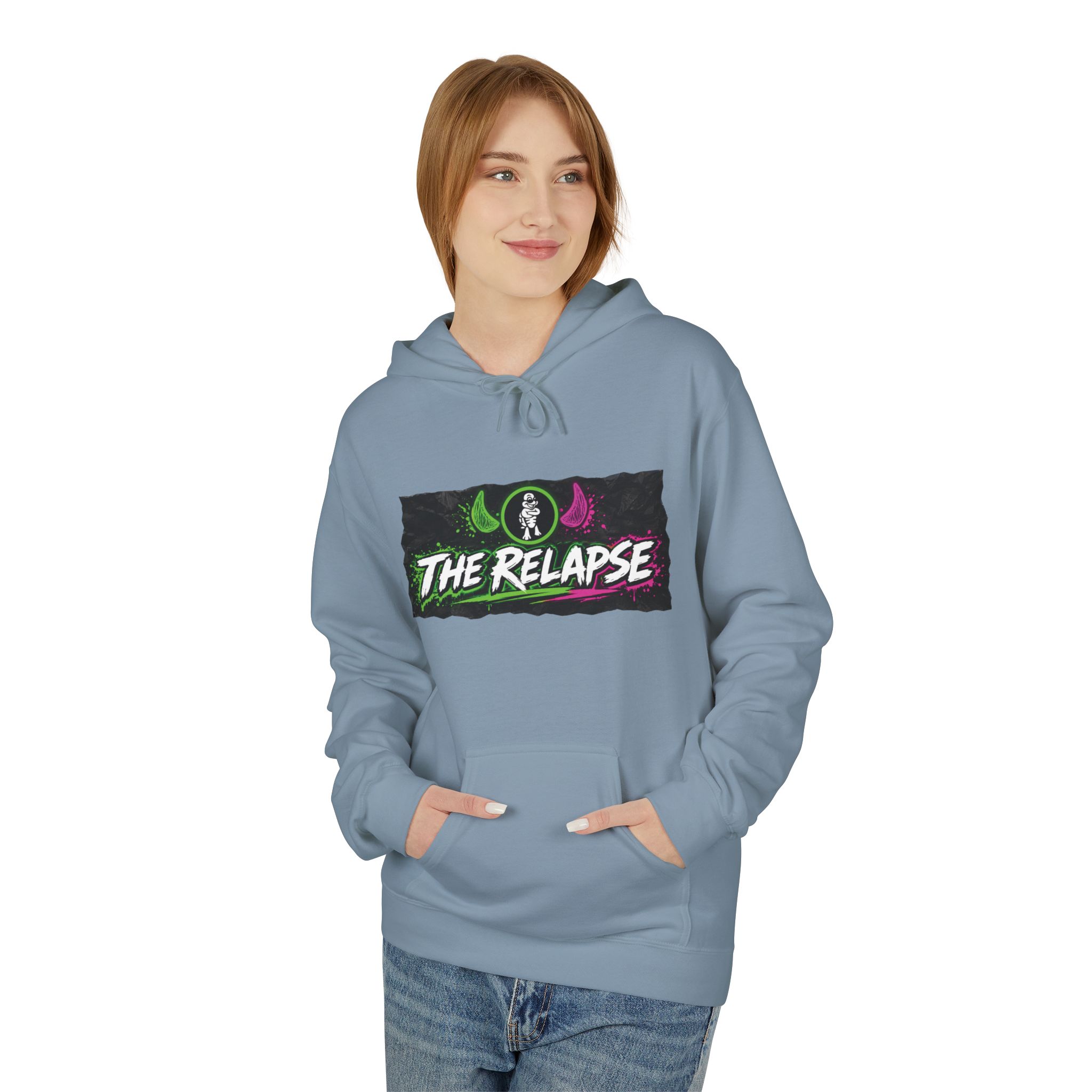 Turtleboy: The Relapse - Back Main Design - Unisex Midweight Softstyle Fleece Hoodie - Image 27