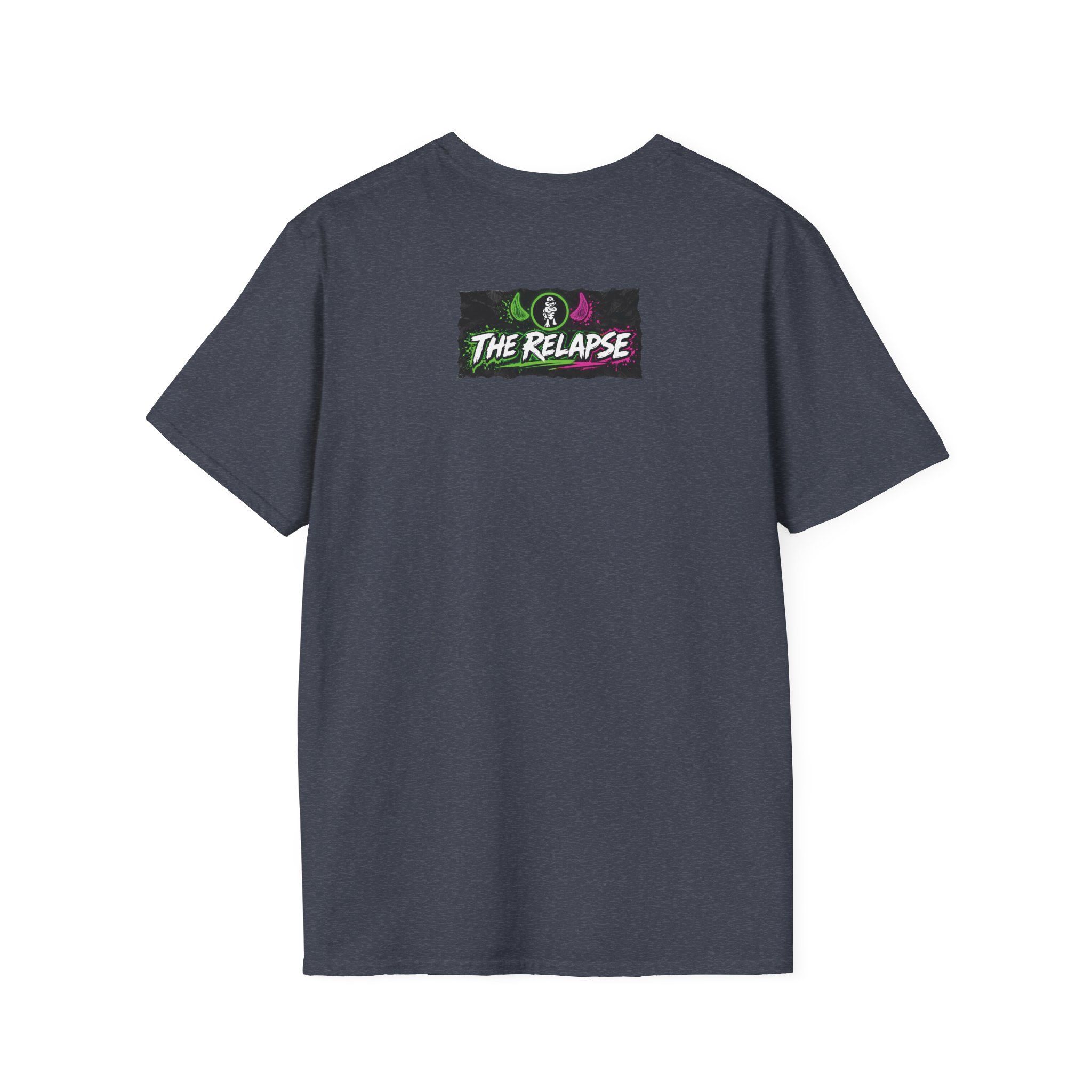 Turtleboy: The Relapse - Front Main Design & Logo Back - Unisex Softstyle T-Shirt - Image 7
