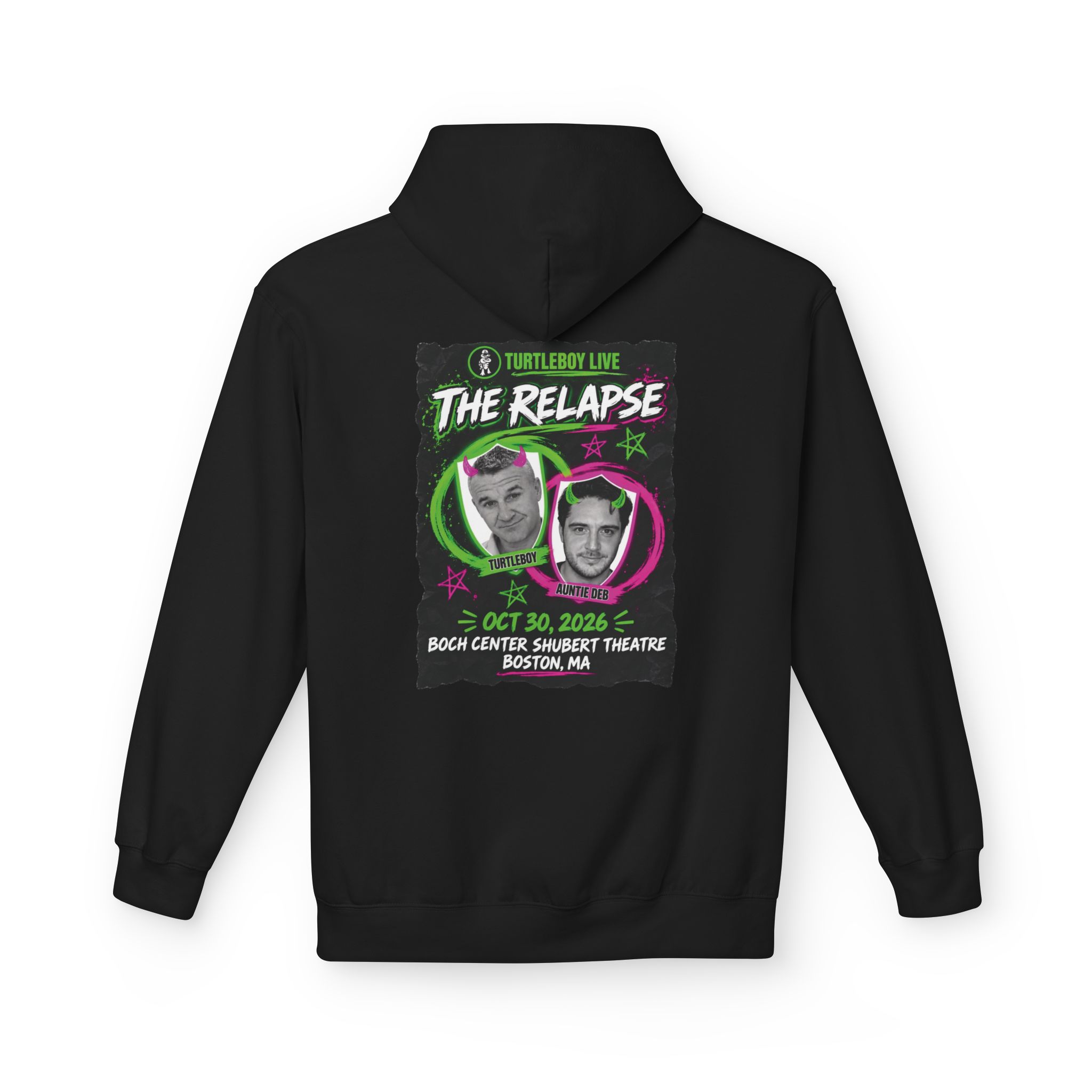 Turtleboy: The Relapse - Back Main Design - Unisex Midweight Softstyle Fleece Hoodie - Image 10