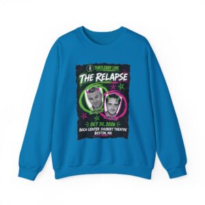 Turtleboy: The Relapse - Front Main Design and Logo Back - Unisex Crewneck Sweatshirt Comfortable