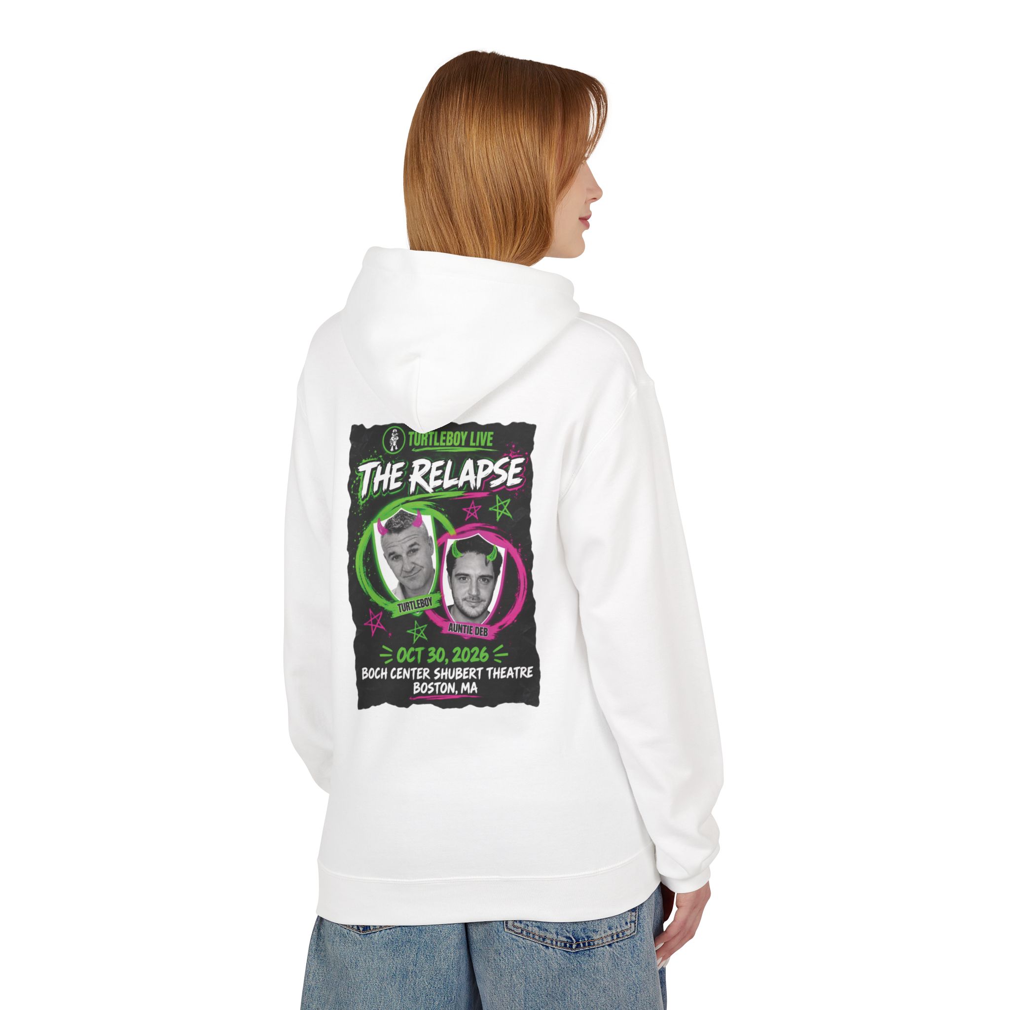 Turtleboy: The Relapse - Back Main Design - Unisex Midweight Softstyle Fleece Hoodie - Image 4