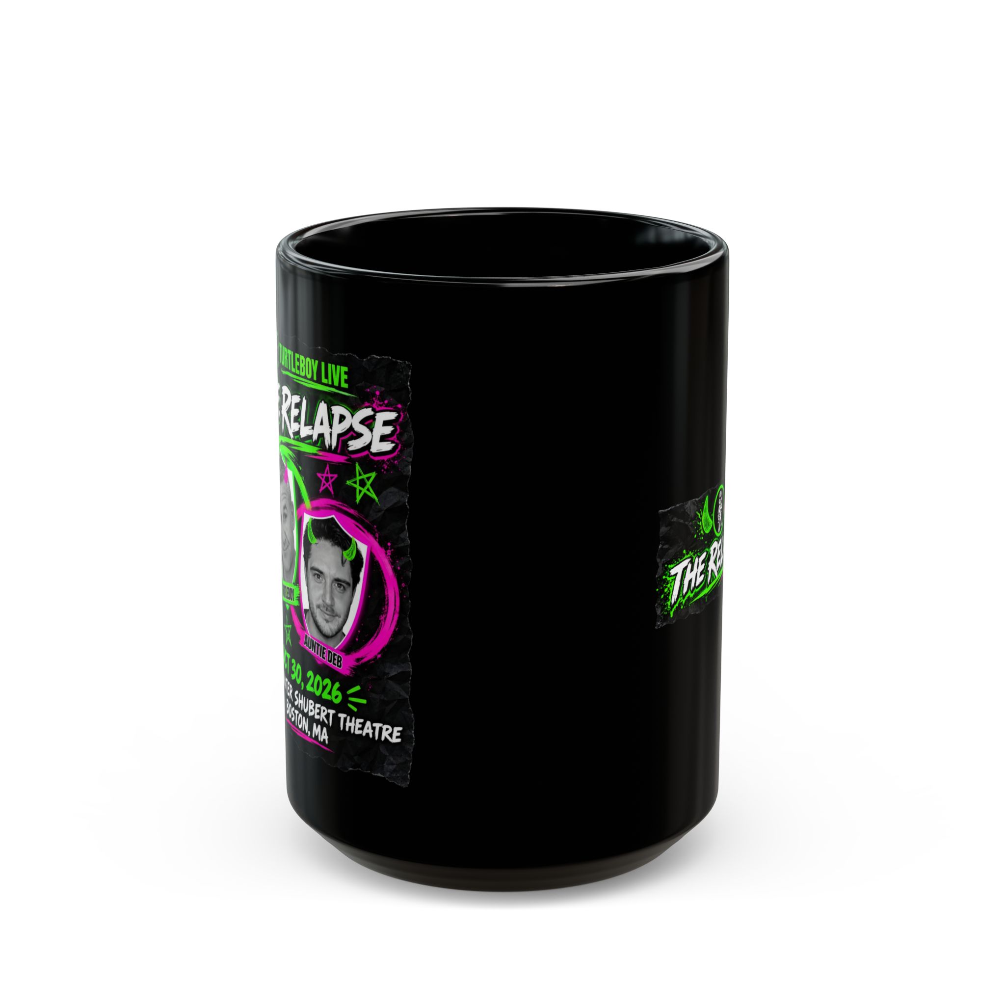Turtleboy: The Relapse - Black 15oz Mug - Image 2