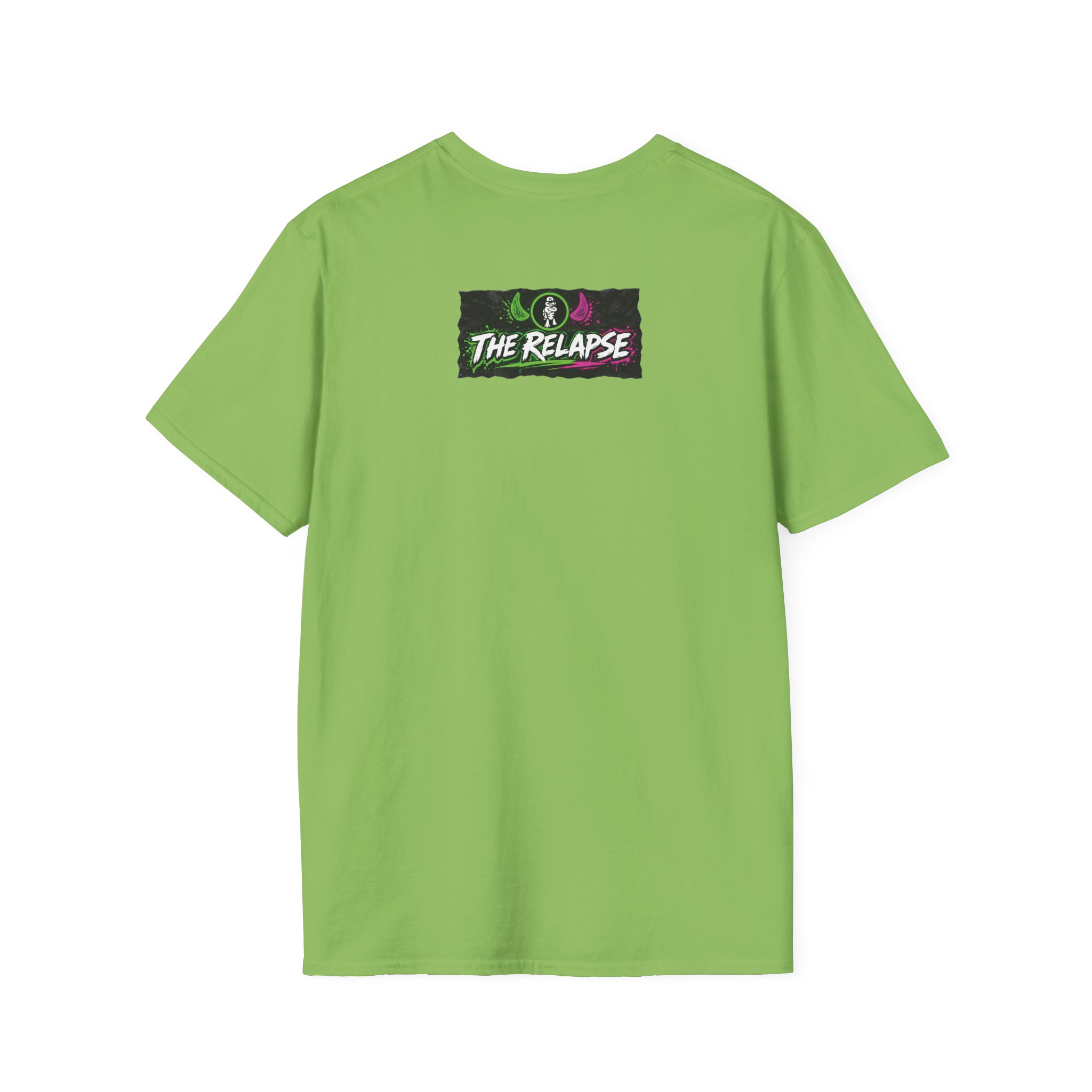 Turtleboy: The Relapse - Front Main Design & Logo Back - Unisex Softstyle T-Shirt - Image 48
