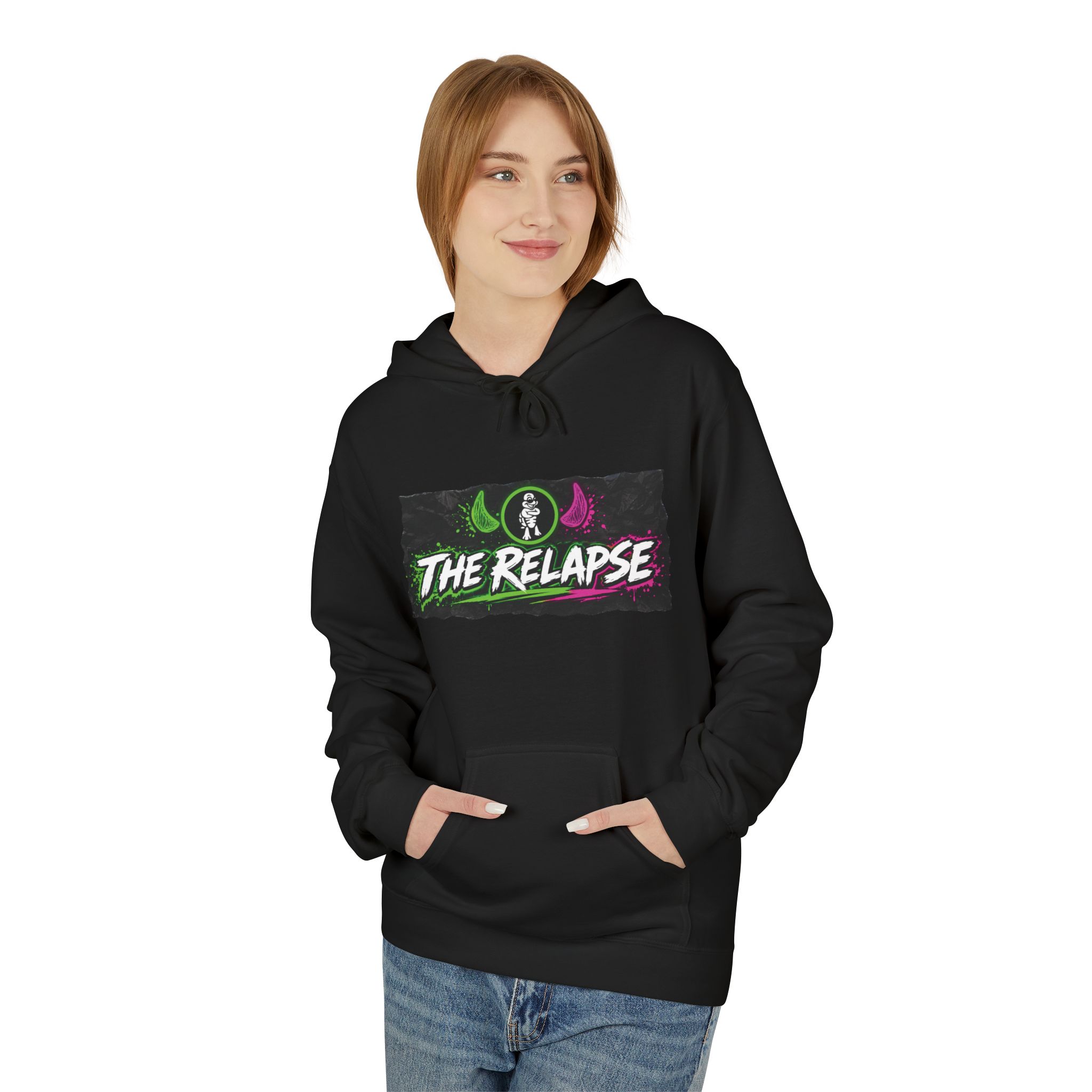 Turtleboy: The Relapse - Back Main Design - Unisex Midweight Softstyle Fleece Hoodie - Image 11