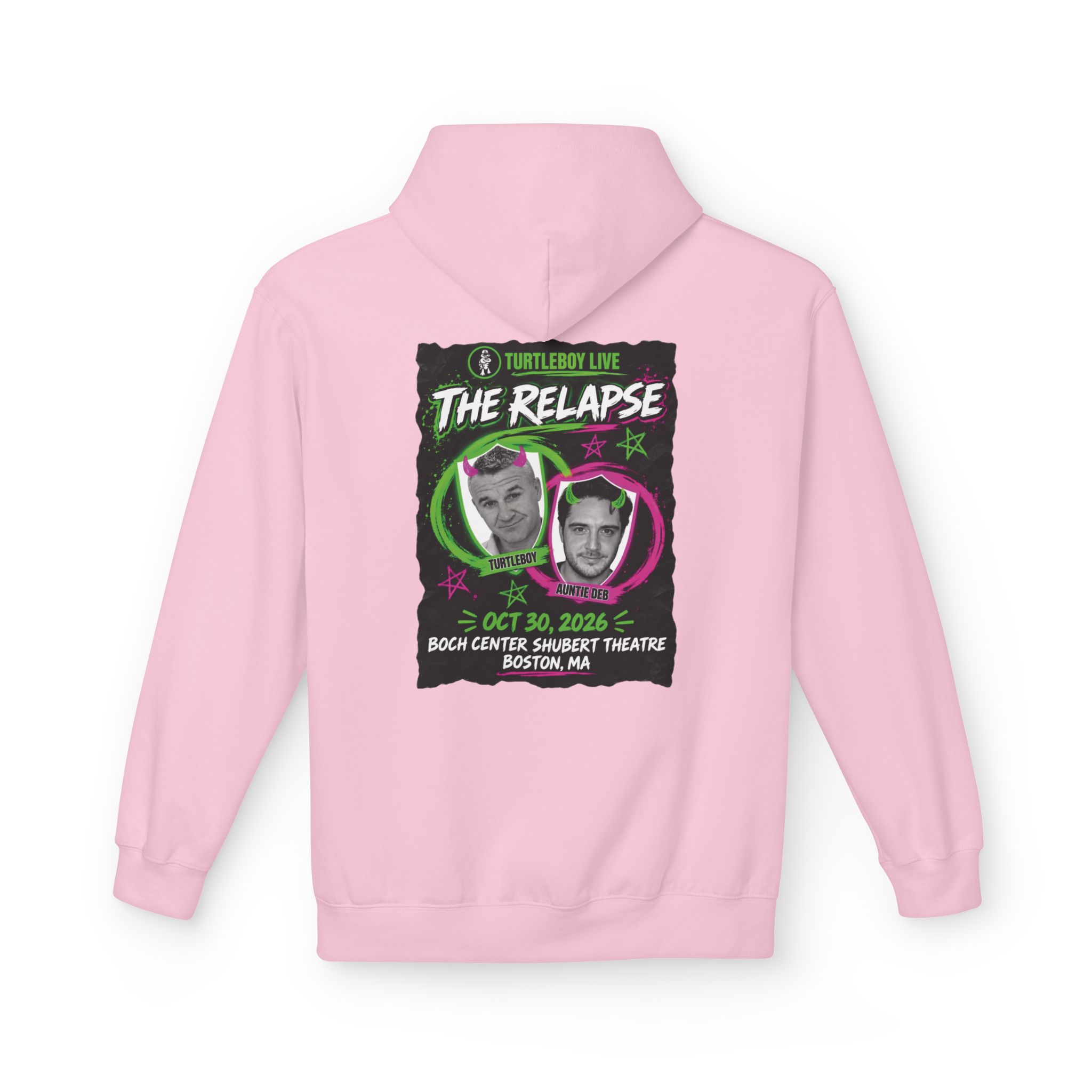 Turtleboy: The Relapse - Back Main Design - Unisex Midweight Softstyle Fleece Hoodie - Image 46