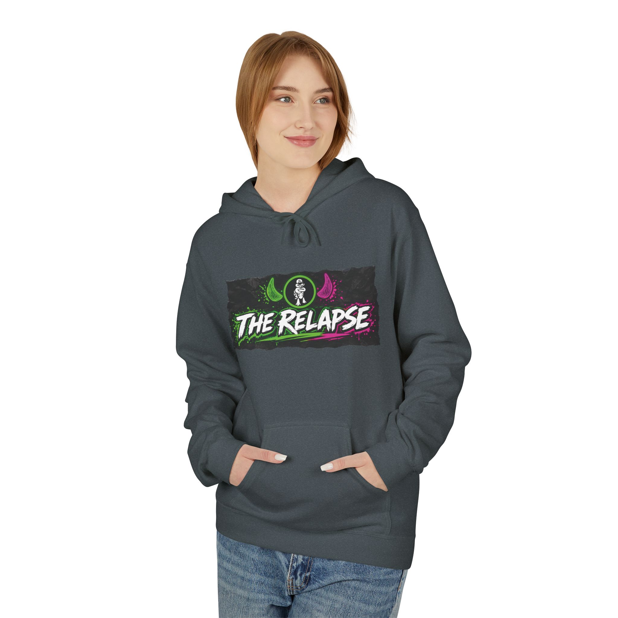 Turtleboy: The Relapse - Back Main Design - Unisex Midweight Softstyle Fleece Hoodie - Image 23