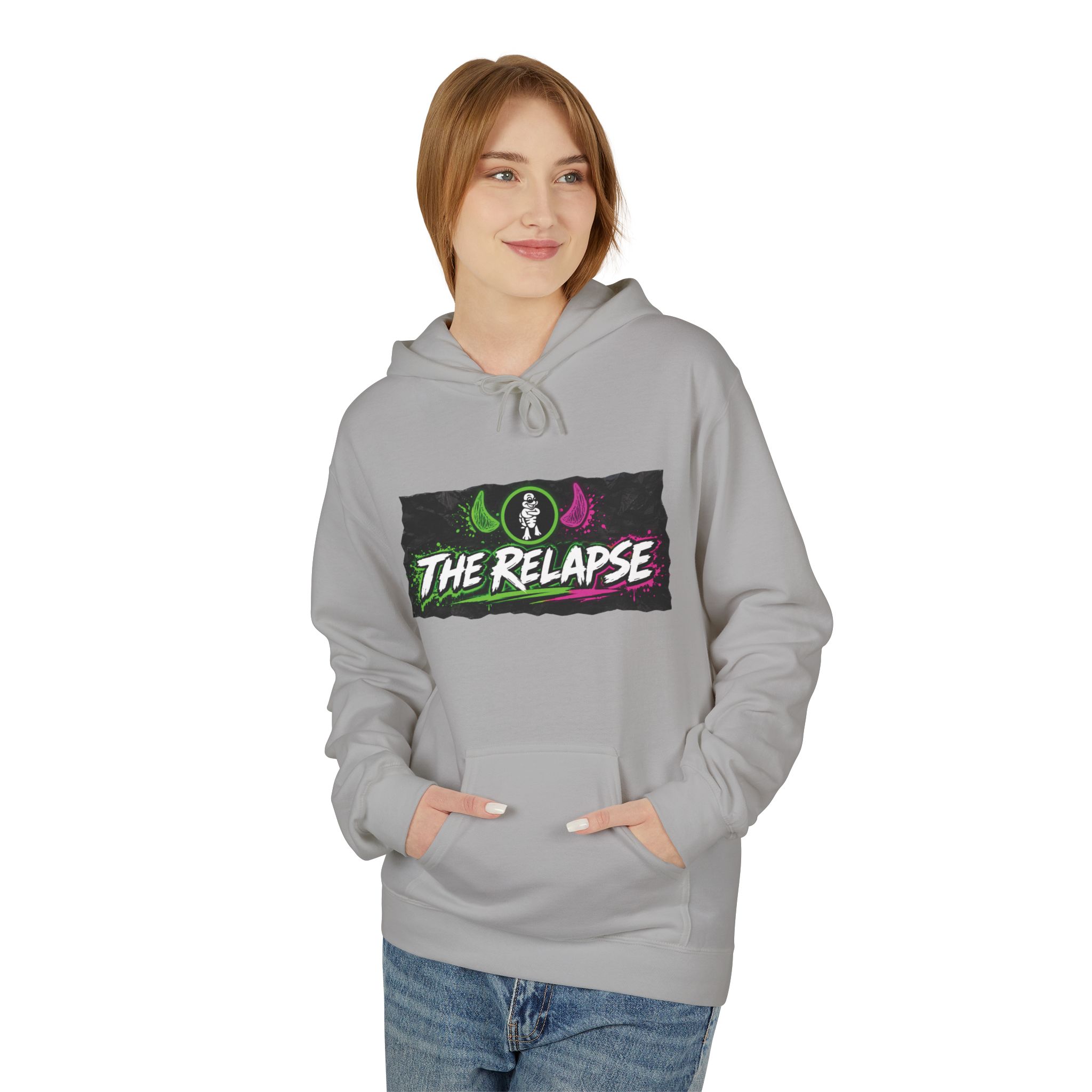 Turtleboy: The Relapse - Back Main Design - Unisex Midweight Softstyle Fleece Hoodie - Image 7