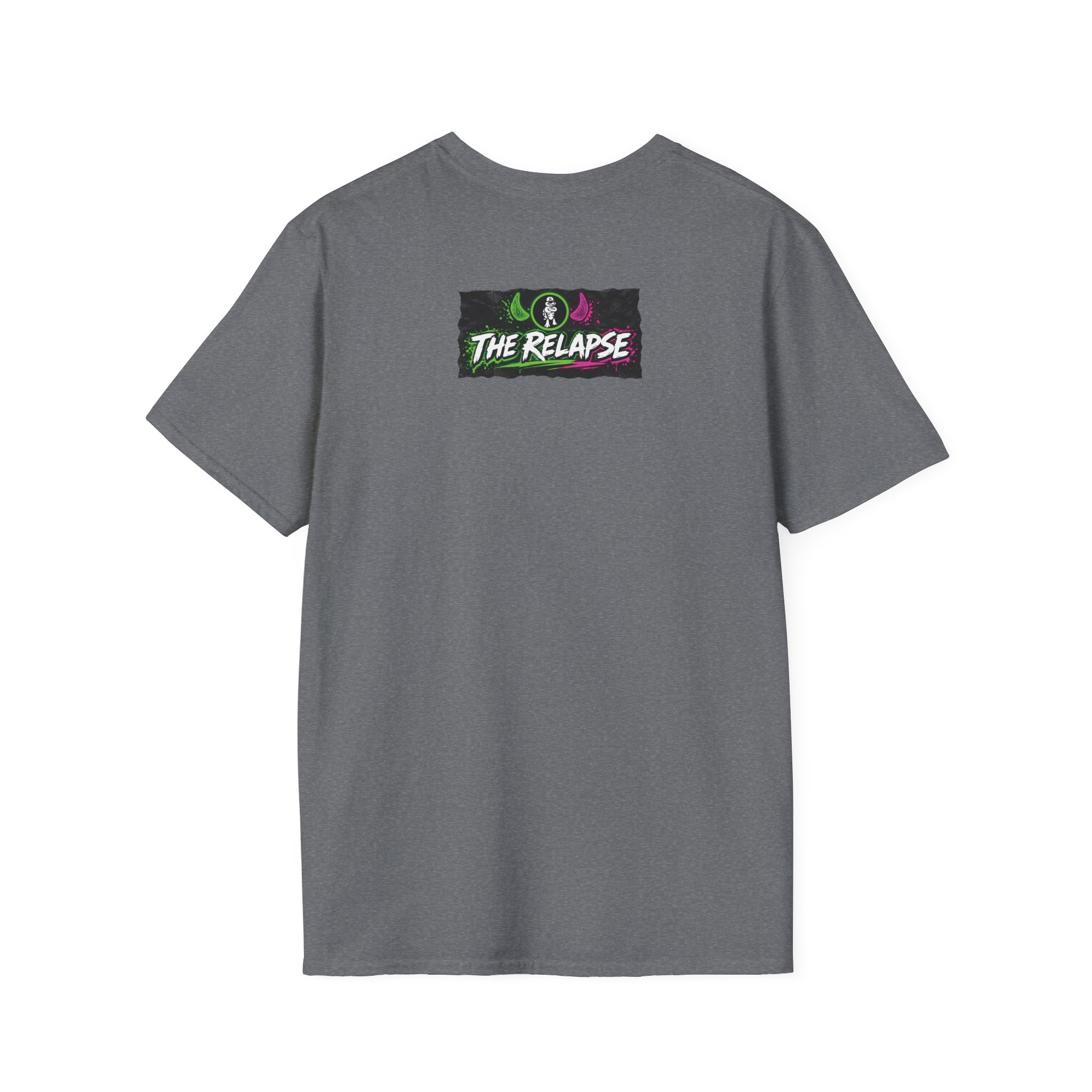Turtleboy: The Relapse - Front Main Design & Logo Back - Unisex Softstyle T-Shirt - Image 43