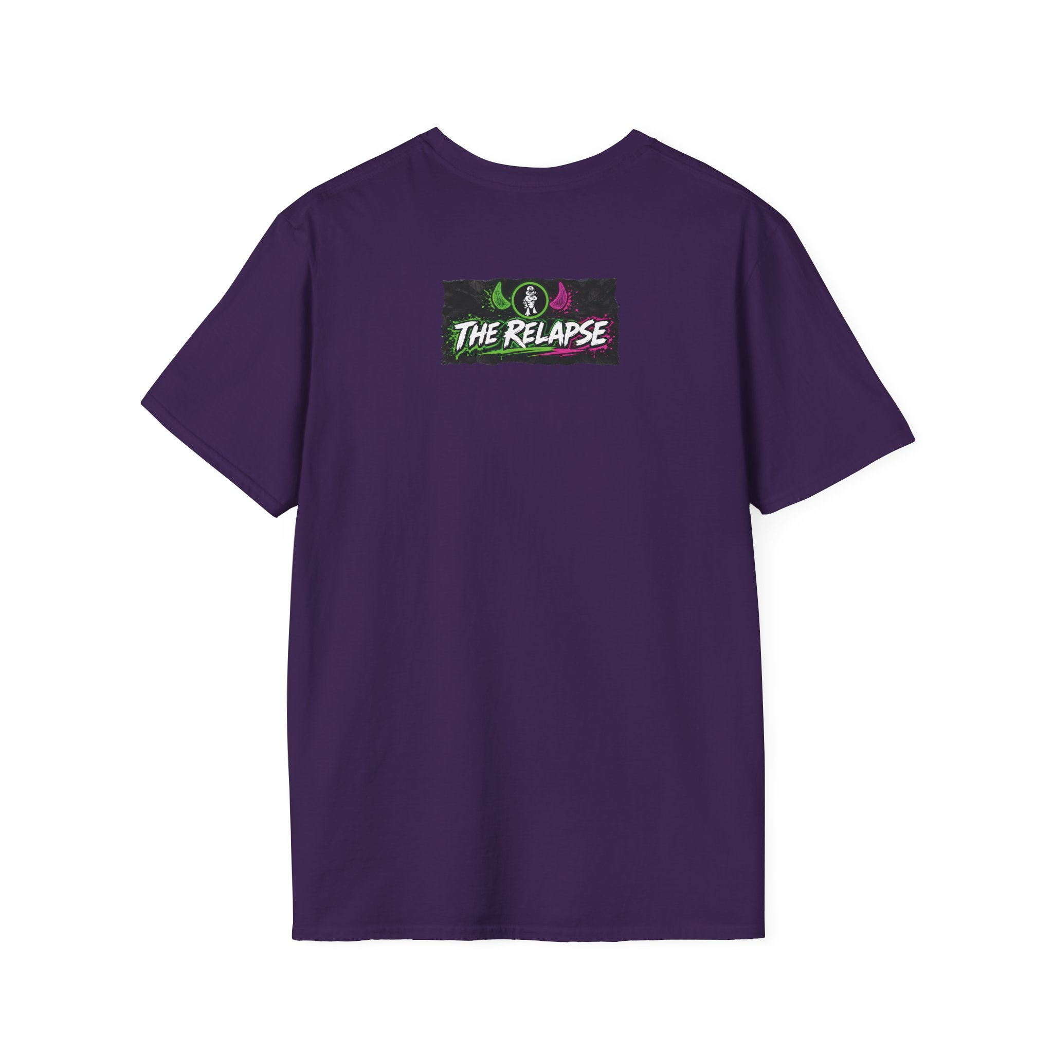 Turtleboy: The Relapse - Front Main Design & Logo Back - Unisex Softstyle T-Shirt - Image 17