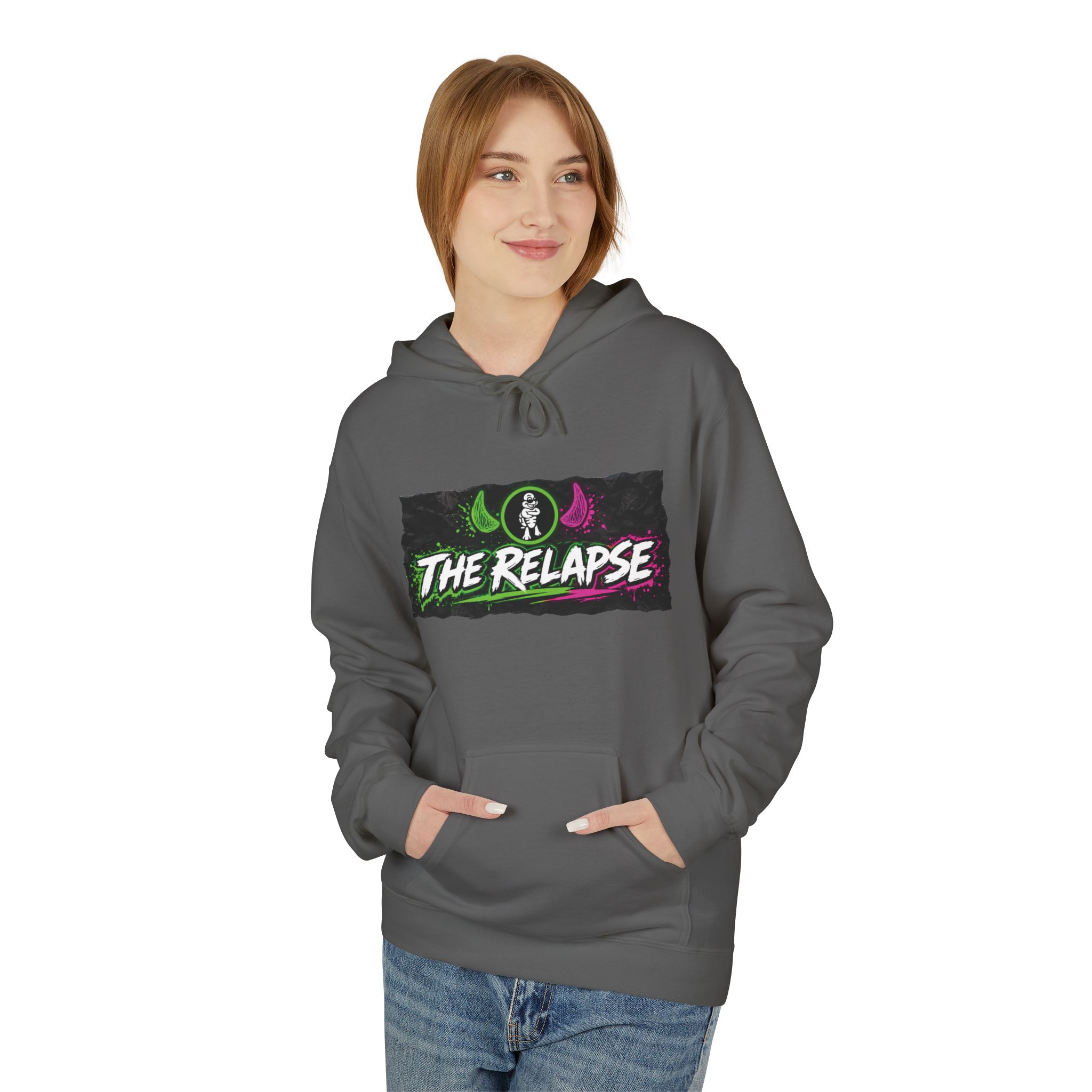 Turtleboy: The Relapse - Back Main Design - Unisex Midweight Softstyle Fleece Hoodie - Image 31
