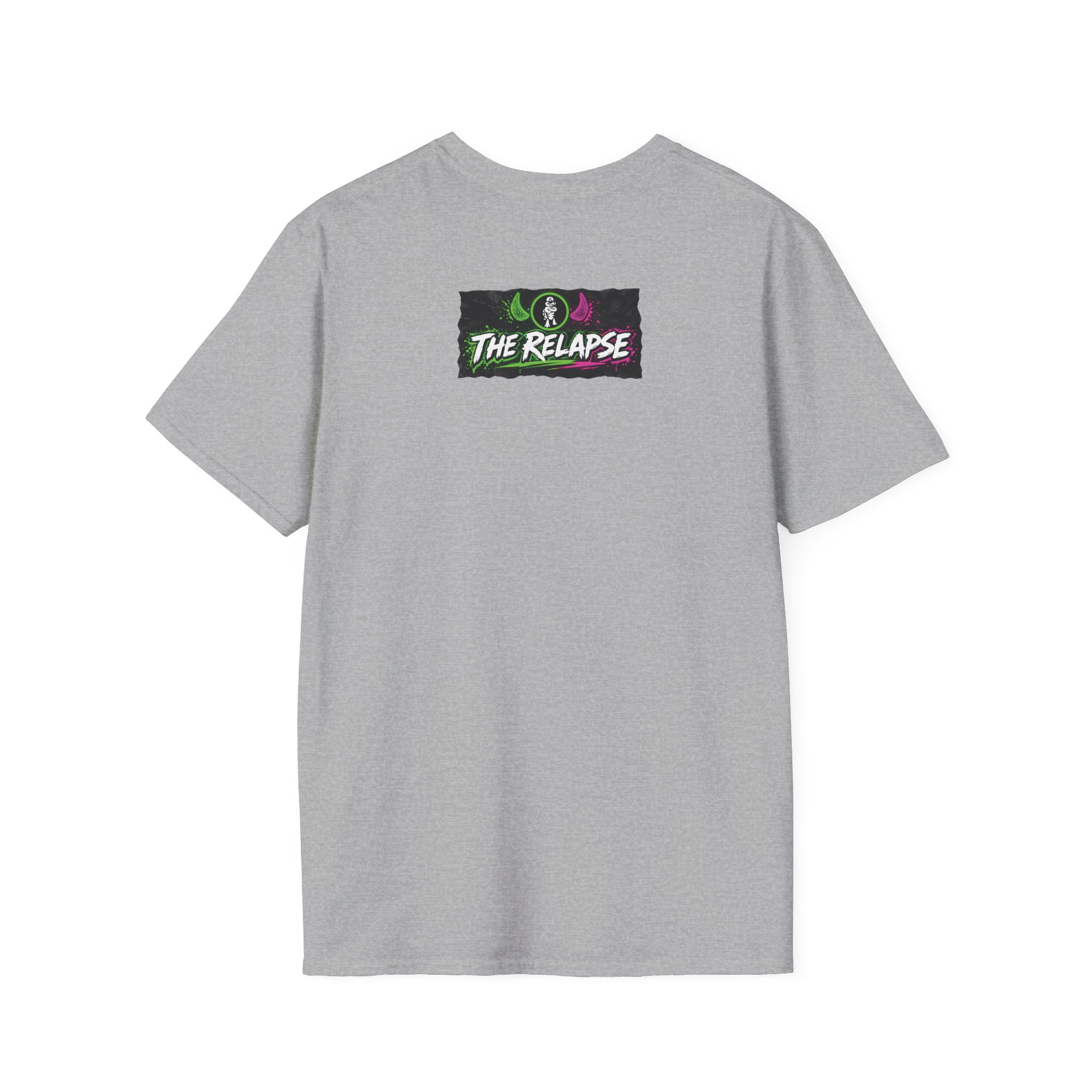 Turtleboy: The Relapse - Front Main Design & Logo Back - Unisex Softstyle T-Shirt - Image 58